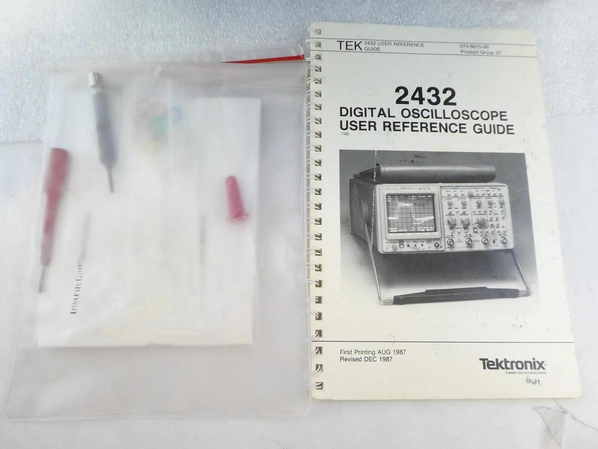 Used Tektronix 2432 300 MHz 2-Channel Portable Digital Oscilloscope Spare Surplus