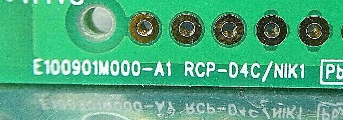 Used CompactPCI E100901M00-A1 Backplane PCB RCP-D4C/NIK1 Nikon NSR FX-601F Working