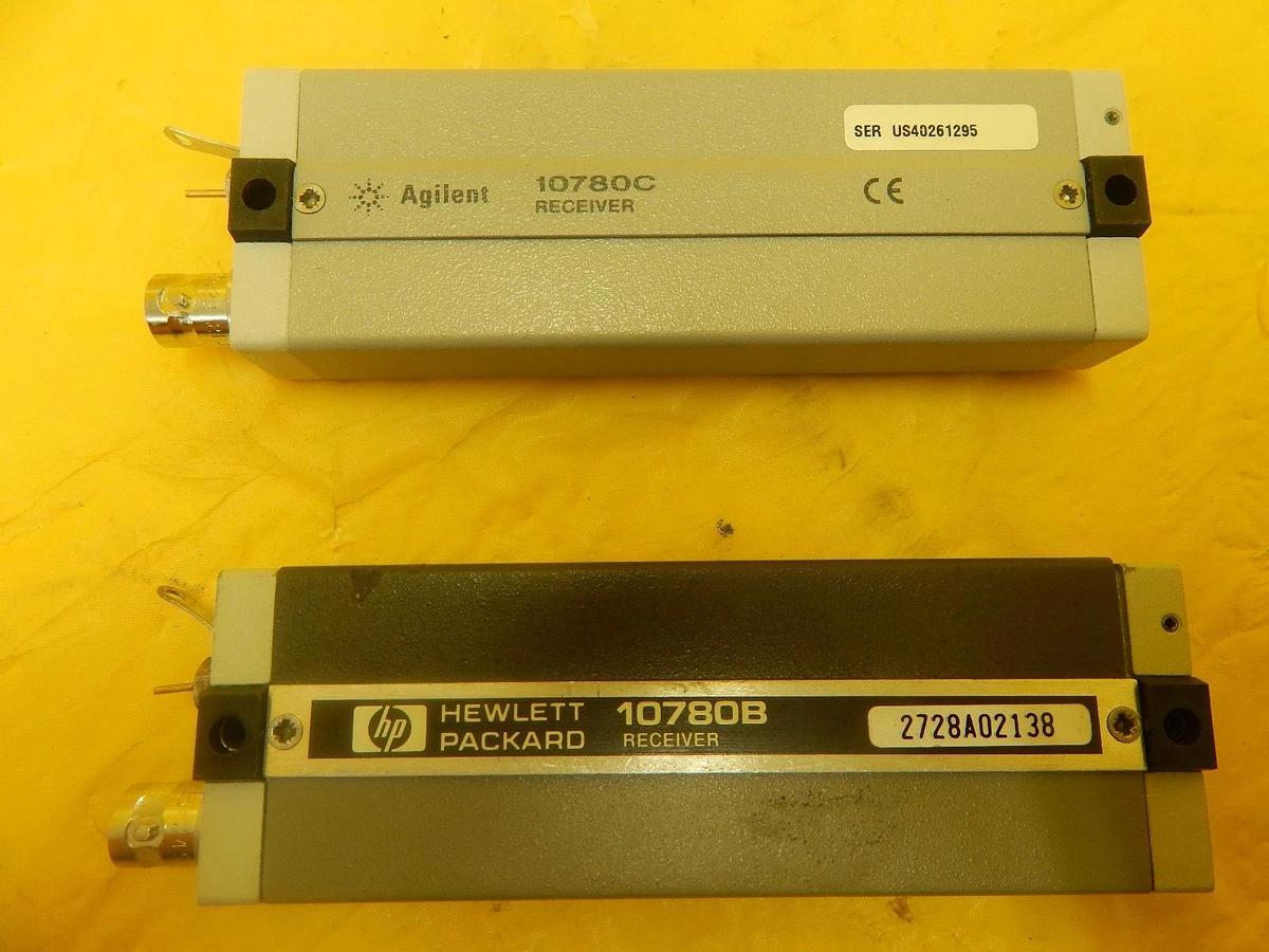 Used Agilent 10780C Inferometer Receiver HP Hewlett-Packard 10780B Lot of 2 Used