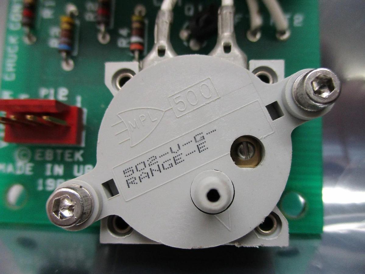 Used Estek 398-18886-1 Pneumatic Vacuum Chuck Control Board PCB 398-18886-1 Used
