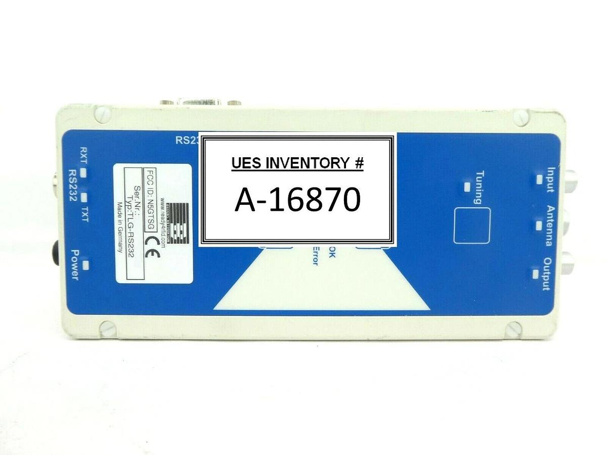 Used Brooks Automation TLG-I2-1000-S0-00EB Transponder Reader ASC-I1 TLG-RS232 Spare