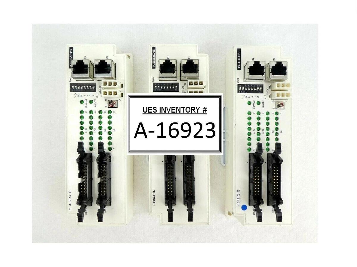 Used Screen SL-2210-FC Network Control Module SL-2210-FC-A SL-2210-FC-Z Lot of 3
