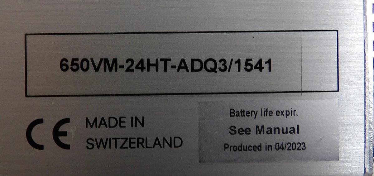 Used VAT 650VM-24HT-ADQ3 Vacuum Valve Position Controller VM-6 Working Surplus