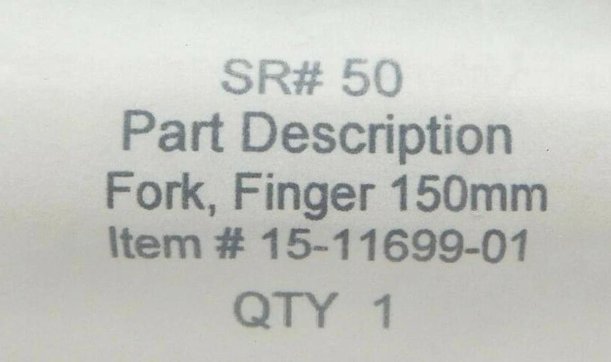 Used Novellus Systems 15-11699-01 Finger Fork 150mm Reseller Lot of 30 Working Spare