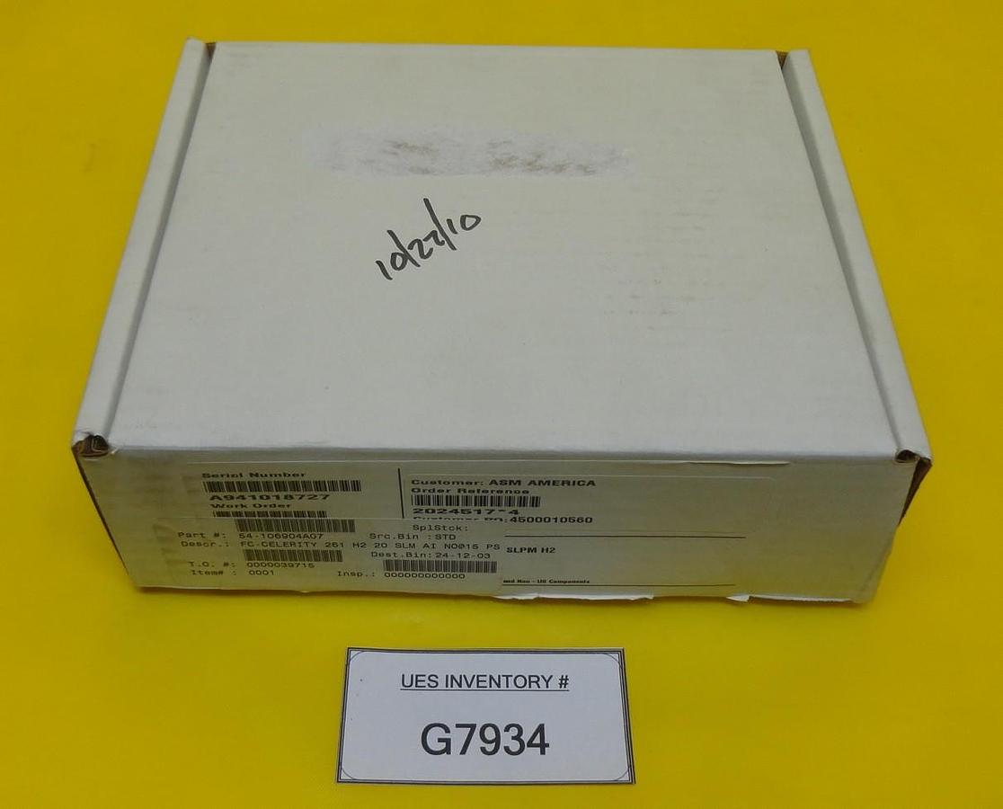 Used Celerity FC-261V-4V Mass Flow Controller MFC 54-106904A07 20 SLPM H2 New