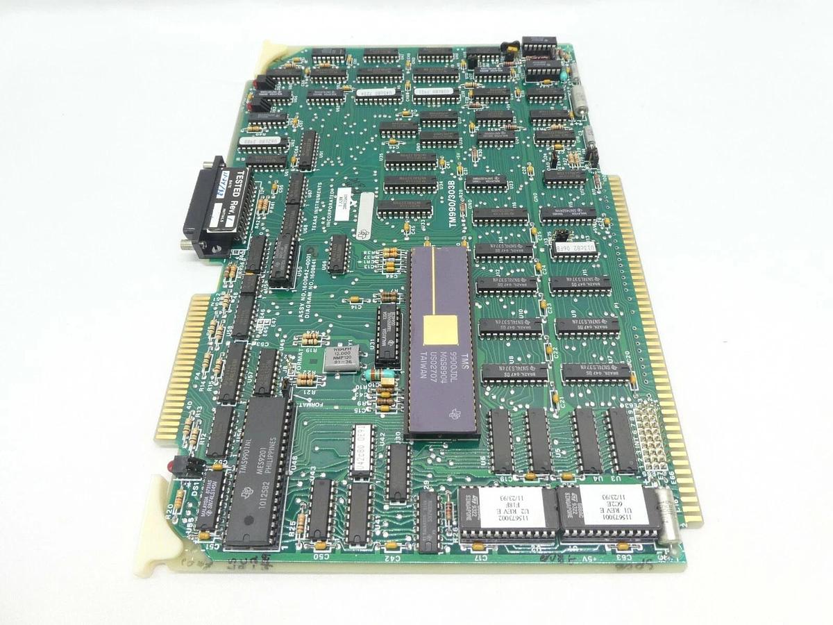 Texas Instruments 1600642-0001 D Floppy Disc Control PCB Card Varian 109533002