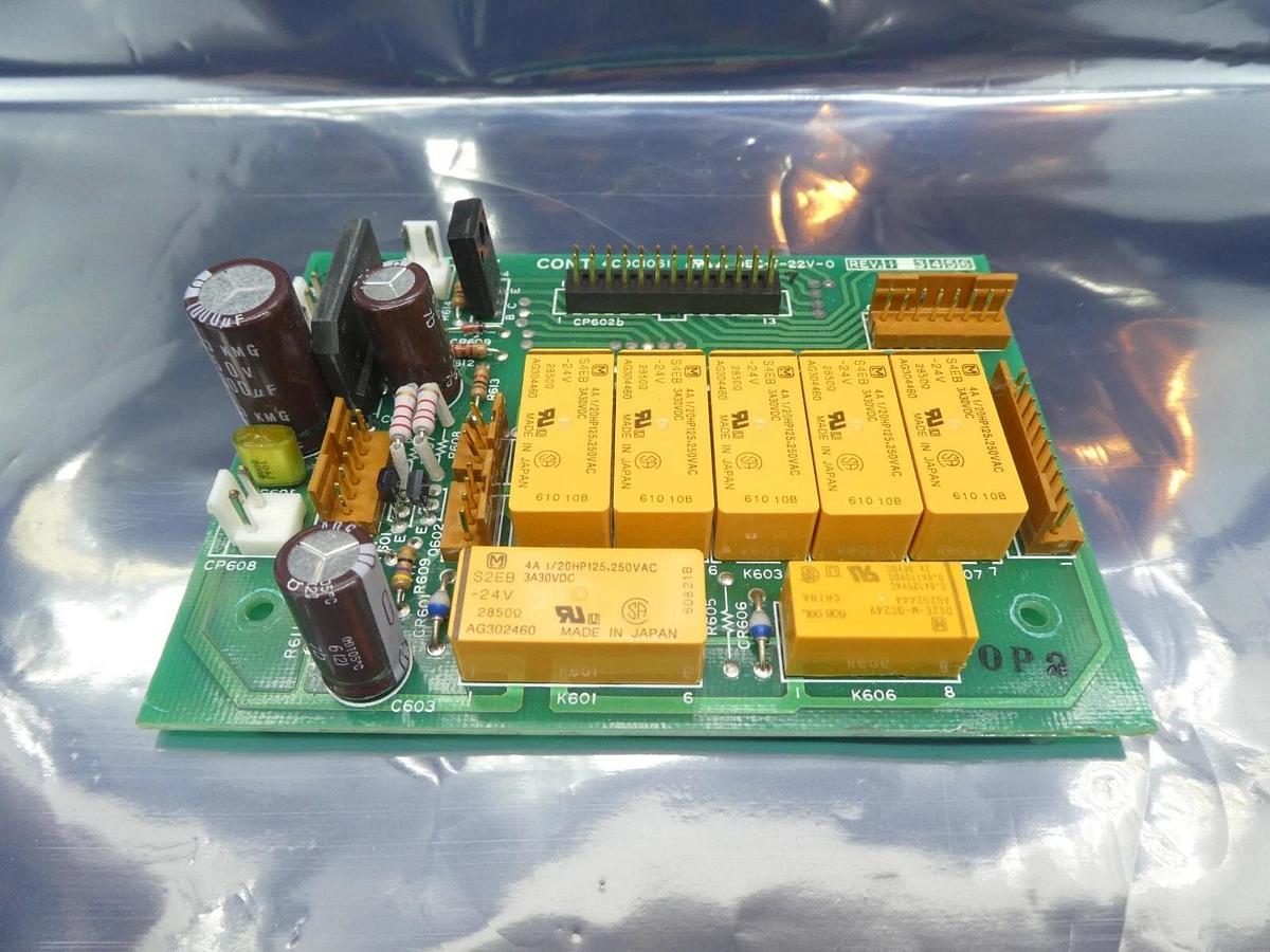 Used Hitachi Kokusai Denki 4CD01061 Relay Board PCB CONT Mikro Sonic Working Surplus