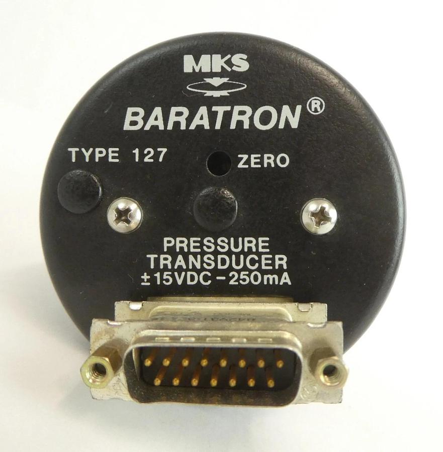 Used MKS Instruments 127AA-00010B Baratron Pressure Transducer Working Surplus