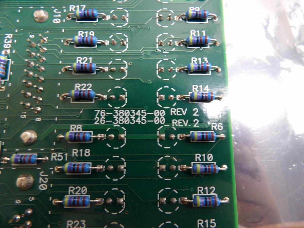 Used Lam Research 03-380345-00 Clamshell Main Interface PCB 853-209196-802 Working