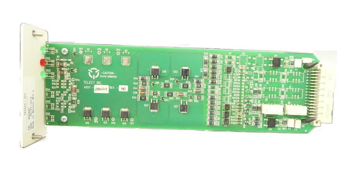 Used Telect 400497 Standard Module Alarm PCB Card GMT/TPA/TPC WHT 303129 Working