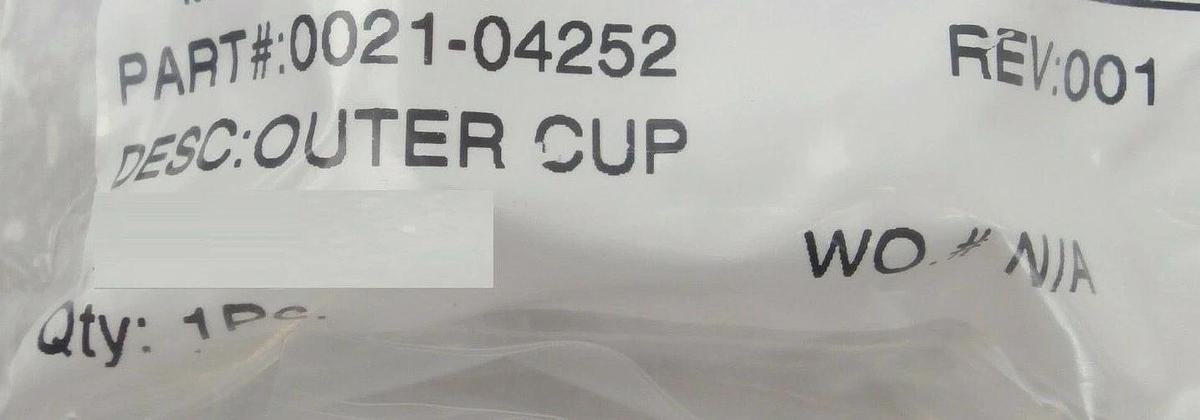 Refurbished AMAT Applied Materials 0021-04252 Outer Cup Reseller Lot of 4 Refurbished