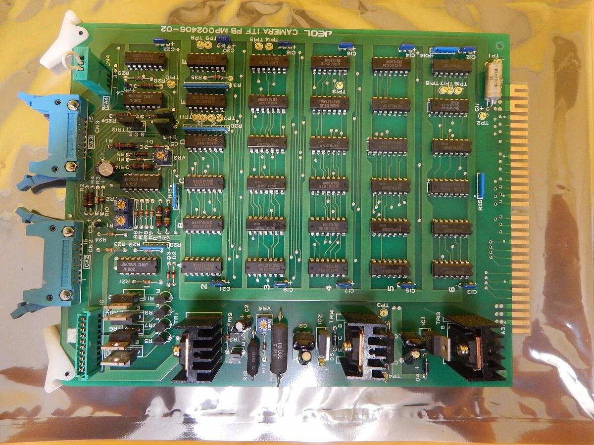 Used JEOL MP002406-02 CAMERA ITF PB Interface Board PCB Card JEM-2010F Working