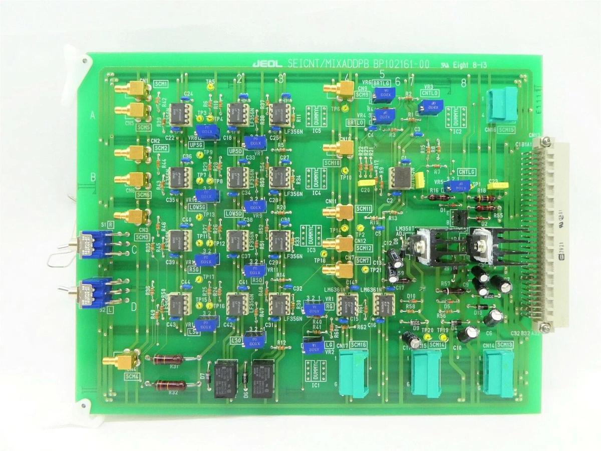 Used JEOL BP102161-00 SEICNT/MIXADDPB PCB Card JWS-2000 SEM System Working Spare