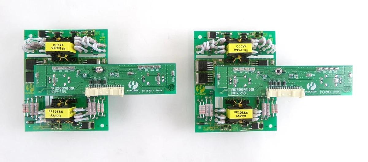 Used Kyosan Electric AR12666PA020C PCB HFAMP-DRV w/ AR12666PA160B HDRV-25PL Lot of 4