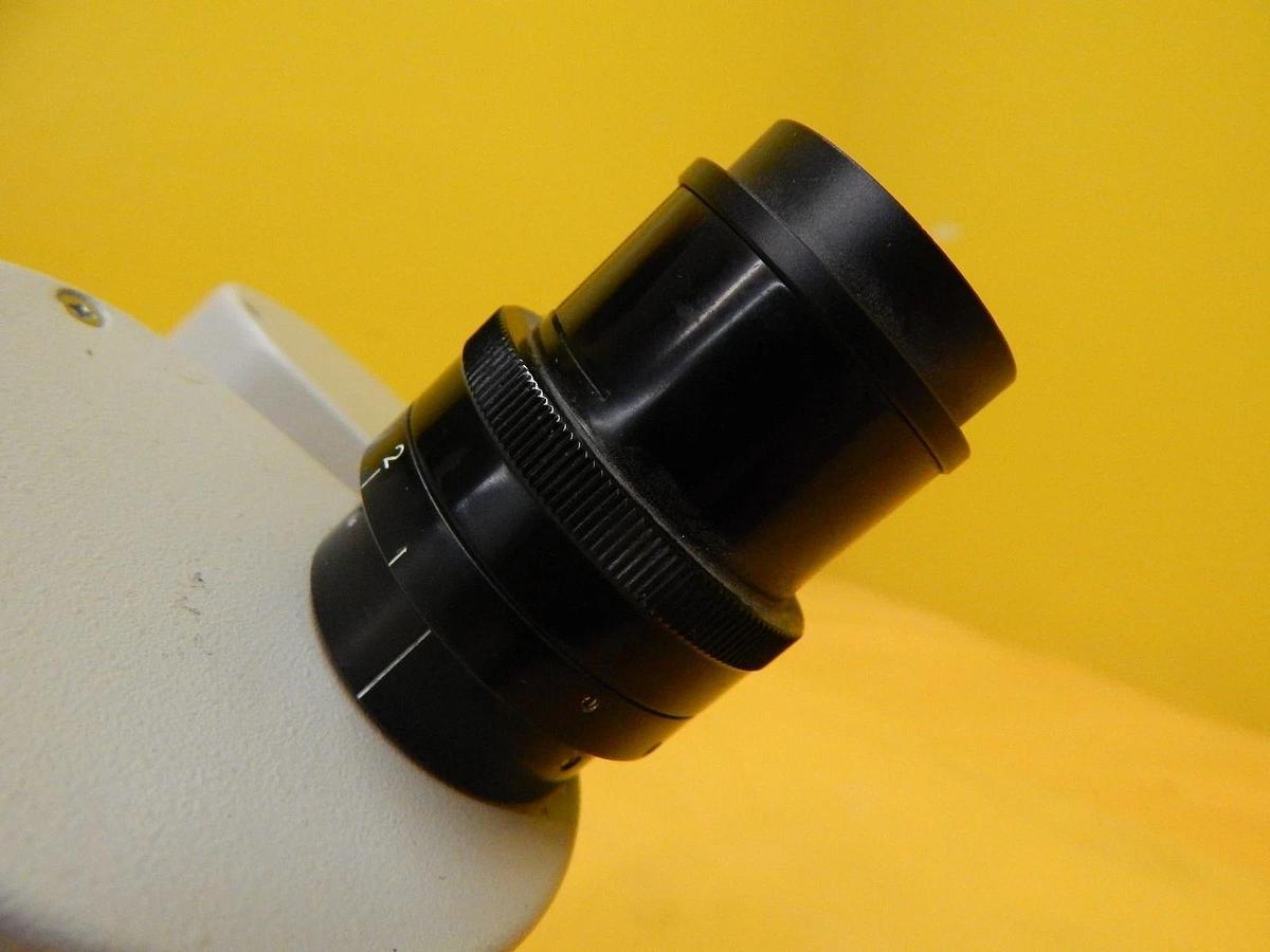 Used Olympus SZ Stereoscopic Zoom Microscope Head 0.7-4X G20X Support Block Used