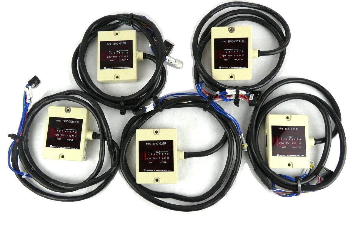 Used Hokuyo Automatic BRC-G2BR Optical Transmission Device Reseller Lot of 5 Working