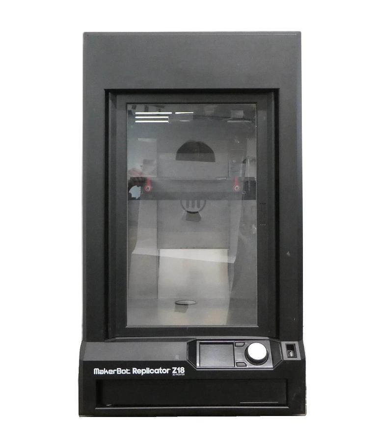Used MakerBot Replicator Z18 Large Format 3D Printer Smart Extruder 12.2 Surplus
