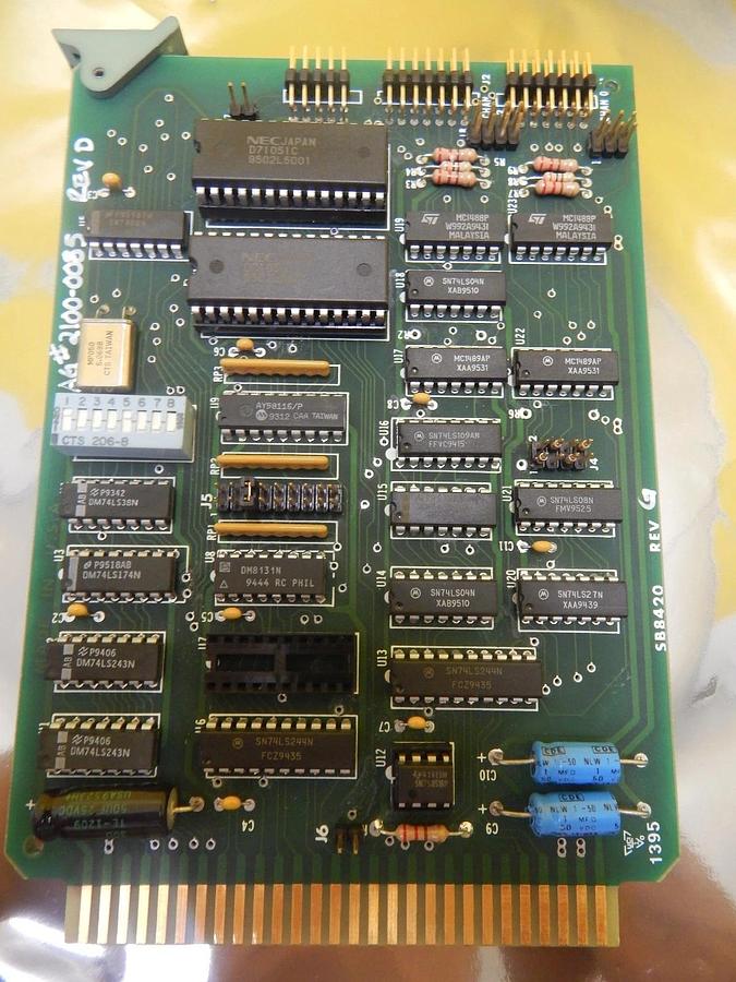 Used Micro/Sys SB8420 PCB Card 2100-0085 SER3 AG Associates 7100-5190-03 4100s Used