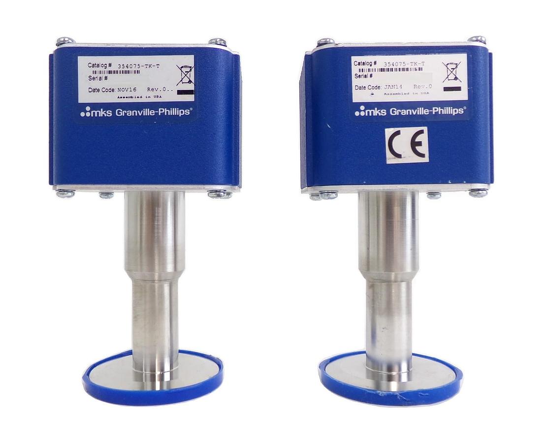 Used Granville-Phillips 354075-TK-T Micro-Ion Gauge Lot of 2 Working