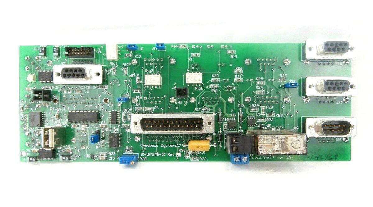 Used Credence Systems 10-107246-00 ES Install Shunt Board PCB Optonics Working