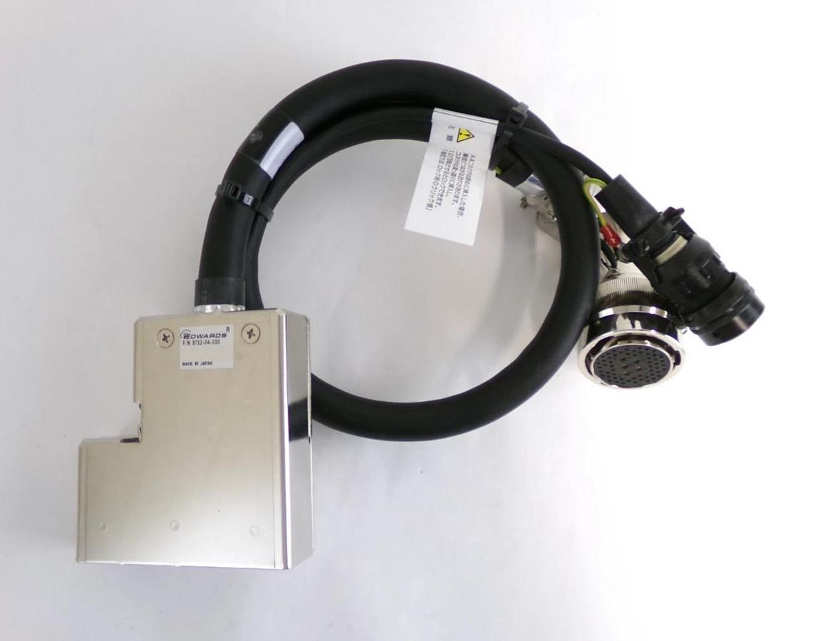 Used STP Edwards B752-04-030 Turbomolecular Pump Control Cable 1M Lot of 2 Working