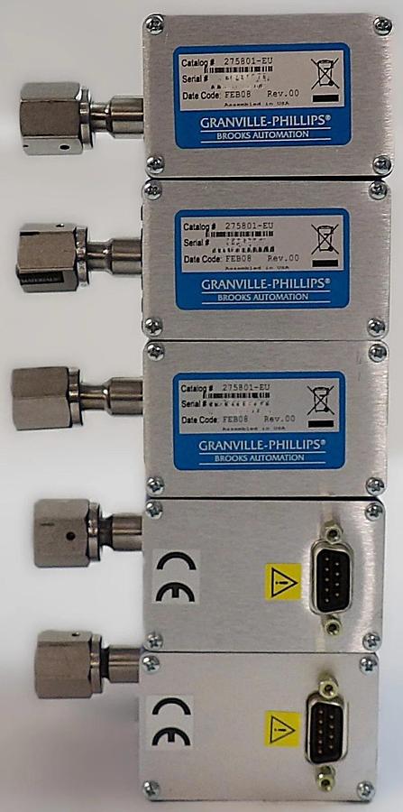 Used MKS Granville-Phillips 275801-EU Mini-Convectron Gauge Lot of 5 Working