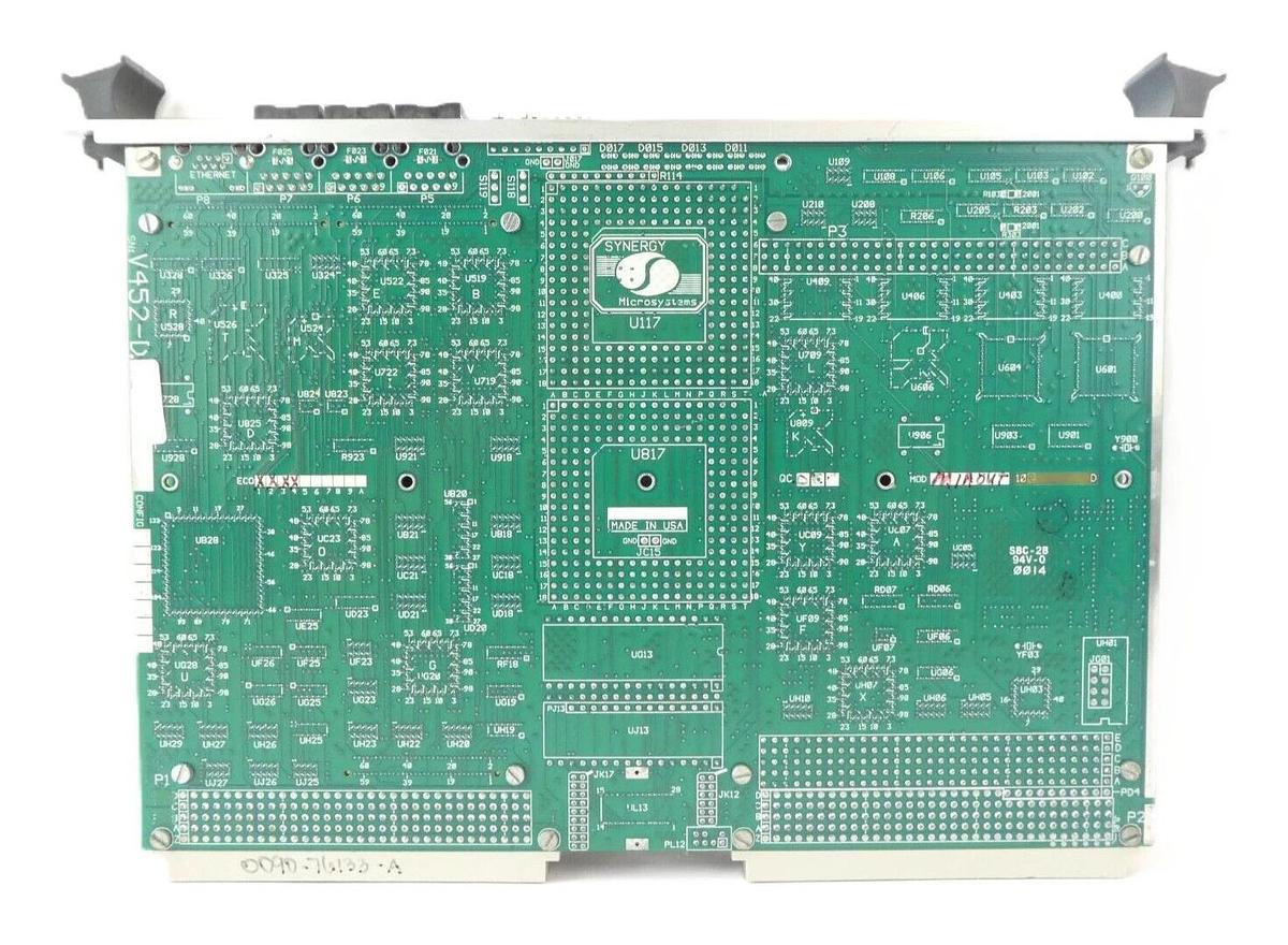 Used Synergy V452-D SBC Single Board Computer VME PCB Card AMAT 0090-76133 Working