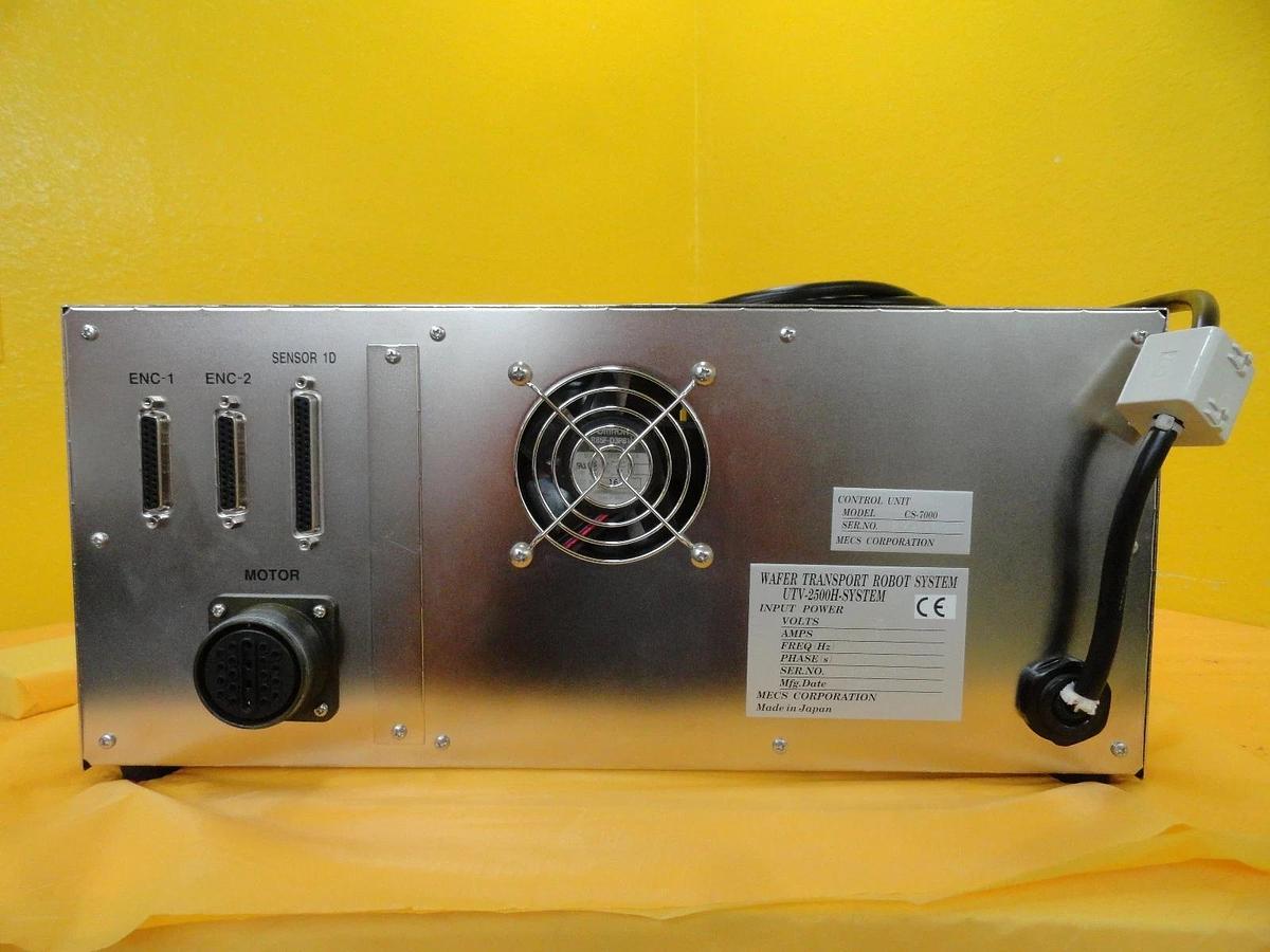 Used MECS UTV-2500H-SYSTEM Wafer Transport Robot System Controller CS-7000 Used