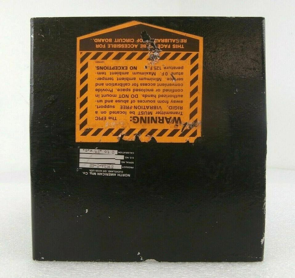 Used North American 8351A-T-02 Electronic Pressure Indicating Controller EPIC As-Is