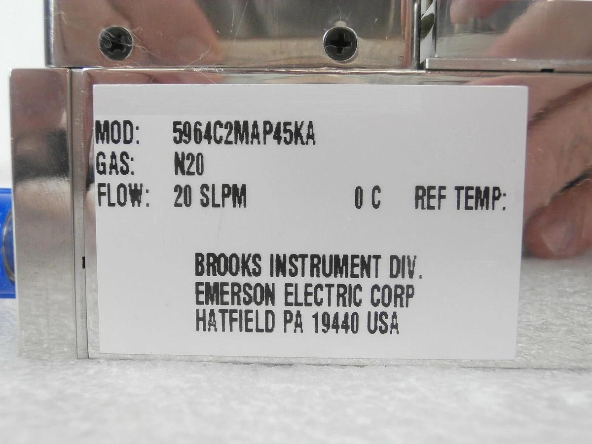 Used Brooks 5964C2MAP45KA Mass Flow Controller MFC Novellus 01-0624R-027 Working