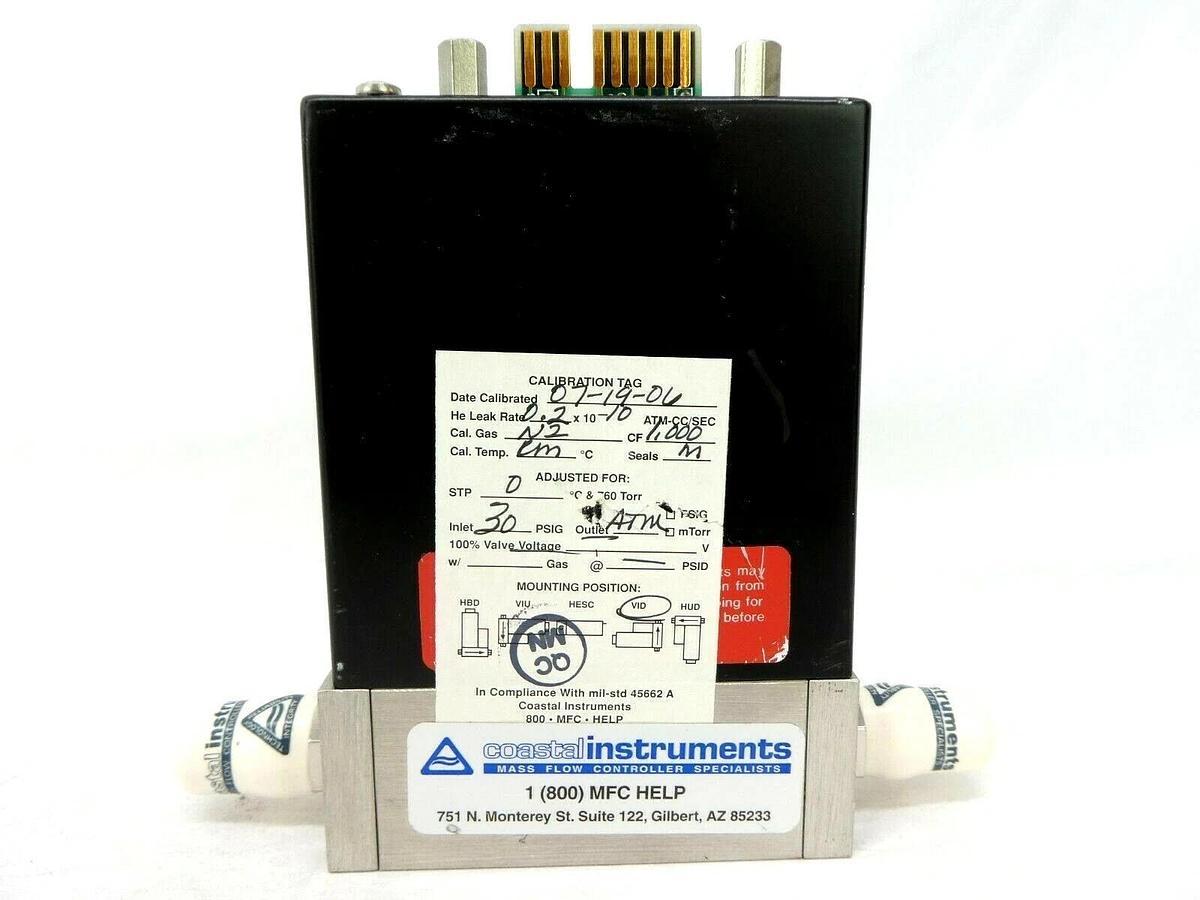 Used Tylan General FC-2960MEP5 Mass Flow Controller MFC 100 SCCM N2 Working Spare
