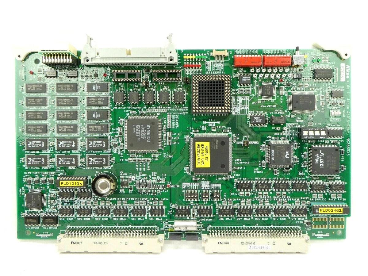 Used Nikon Precision 4S015-094 Processor PCB Card NK386SX3 NSR Series Working