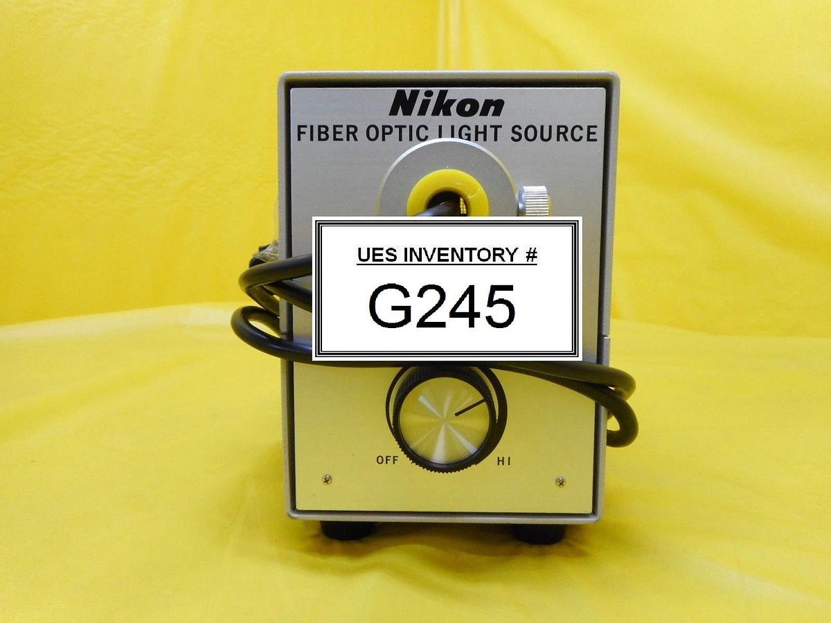 Used Nikon Fiber Optics Light Source Used Working