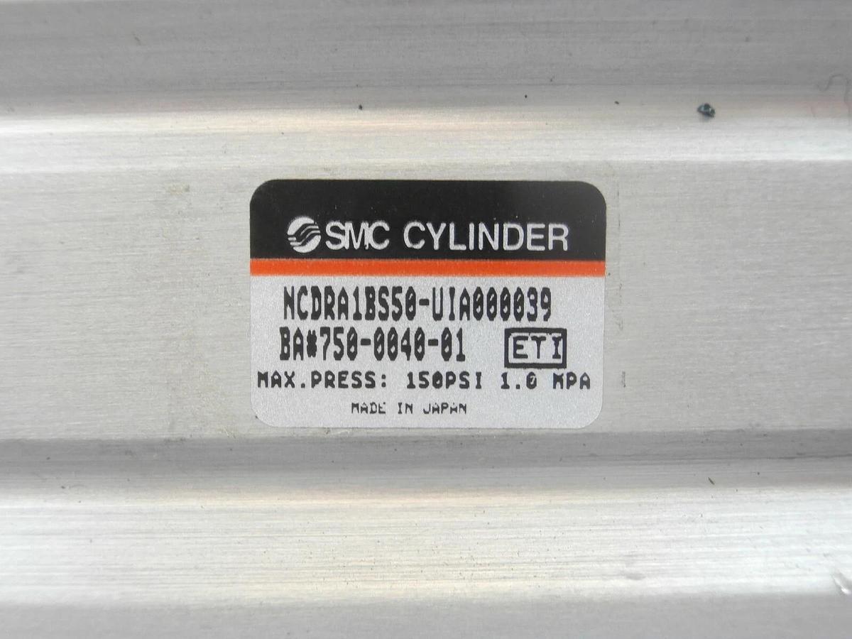 Used SMC NCDRA1BS50-UIA000039 Pneumatic Rotary Actuator Cylinder Lot of 4 Working