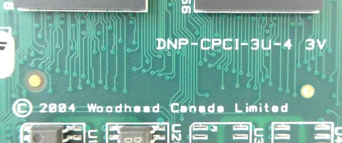 Used SST Woodhead DNP-CPCI-3U-4 DeviceNet Scanner PCB Card AMAT 0190-16927 Working