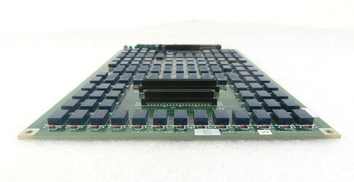 Used TEL Tokyo Electron 3D81-000041-V2 Processor PCB TYB62G-1/SYS2 T-3044SS Working