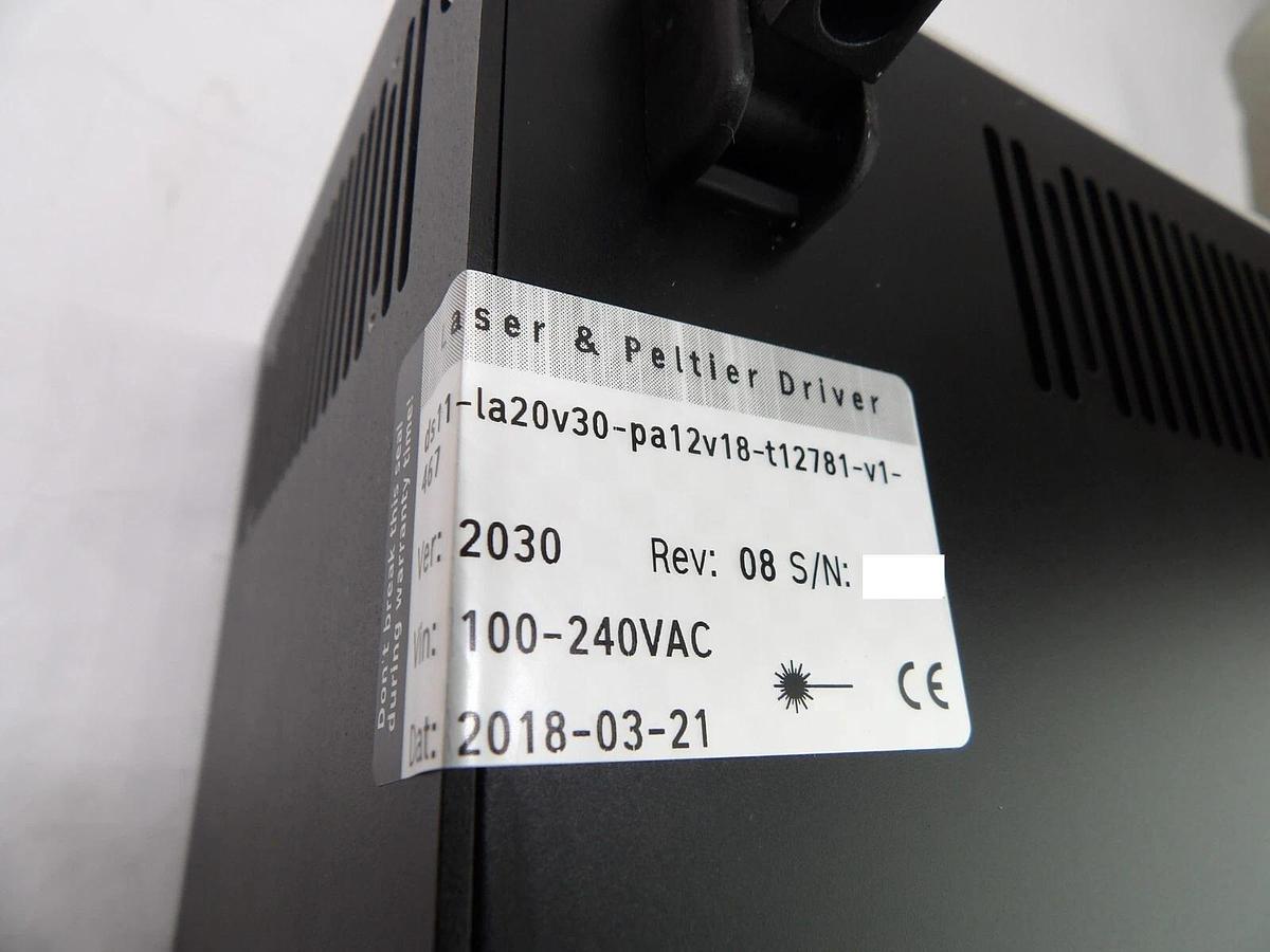Used OSTECH ds11-t127 Series Laser Diode & Temperature Controller Working Surplus