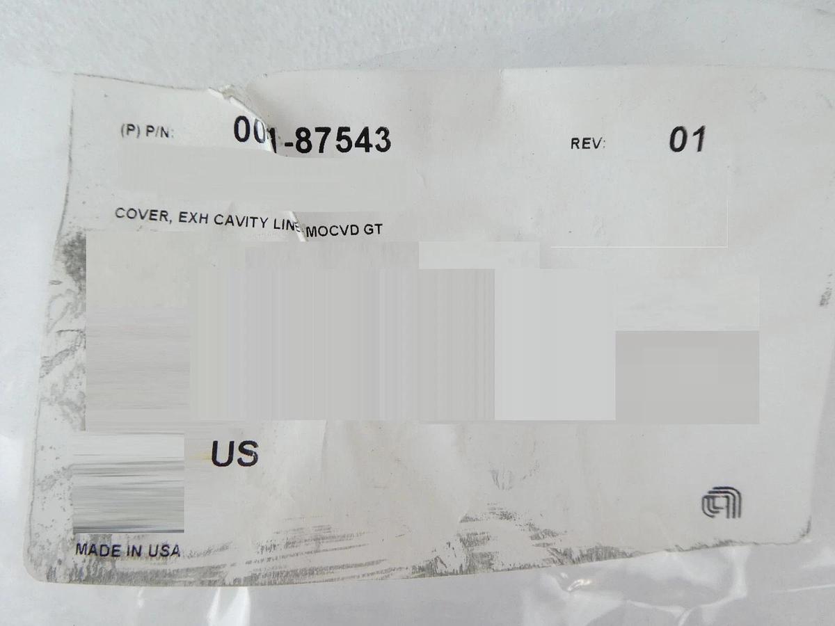 Used AMAT Applied Materials 0041-87543 EXH Cavity Liner Cover MOCVD GT New Surplus