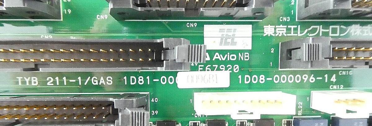 Used TEL Tokyo Electron TYB211-B/GAS PCB Panel Assembly 1D81-0096B1 1D08-000096-14