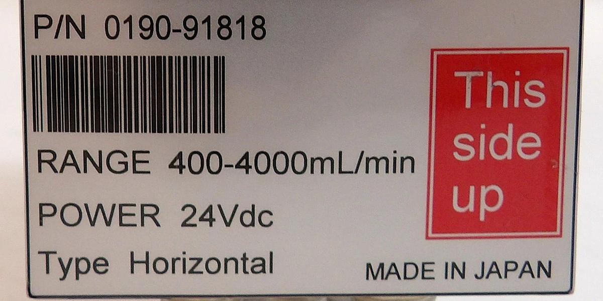 Used AMAT Applied Materials 0190-91818 Flow Controller 400-4000mL/min Working