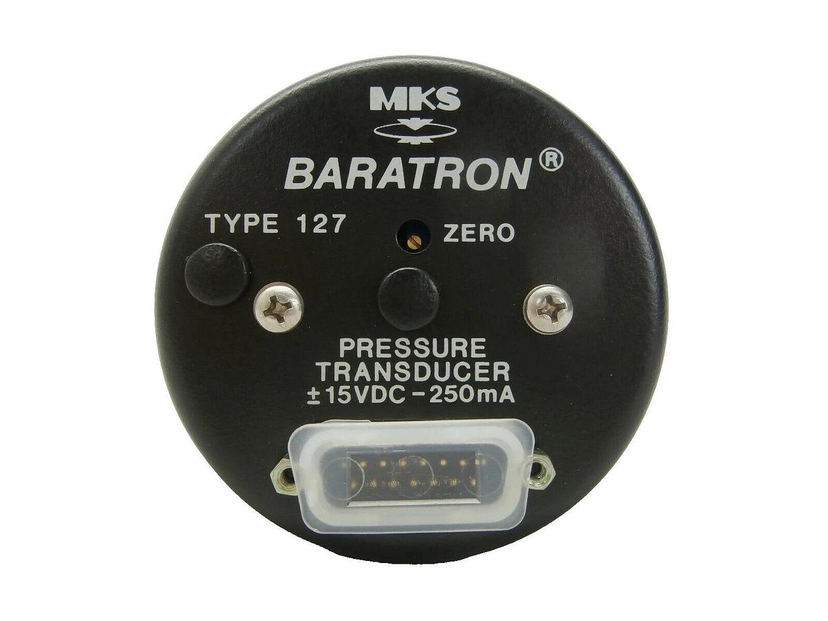 Used MKS Instruments 127AA-00002E Baratron Pressure Transducer 127 Tested Working