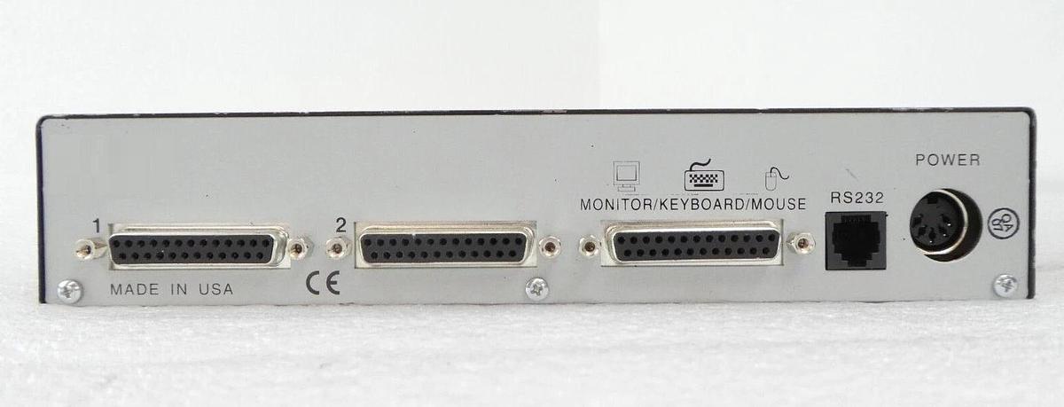 Used Rose Electronics SEM-2UB 4-Port KVM Switch ServeView Pro Lot of 4 Working Spare