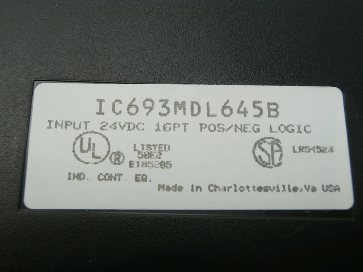 Used GE Fanuc Series 90-30 10-Slot PLC Control System IC693PWR321N IC693MDL645B Used