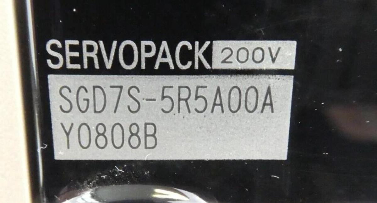 Used Yaskawa SGD7S-5R5A00AY0808B Single Axis Servo Amplifier SERVOPACK Working Spare
