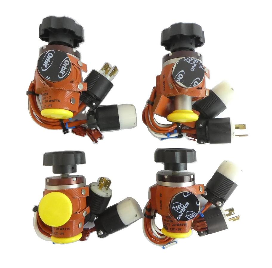 Used Nor-Cal Products 279875 Isolation Valve with Heater Jacket Lot of 4 Working