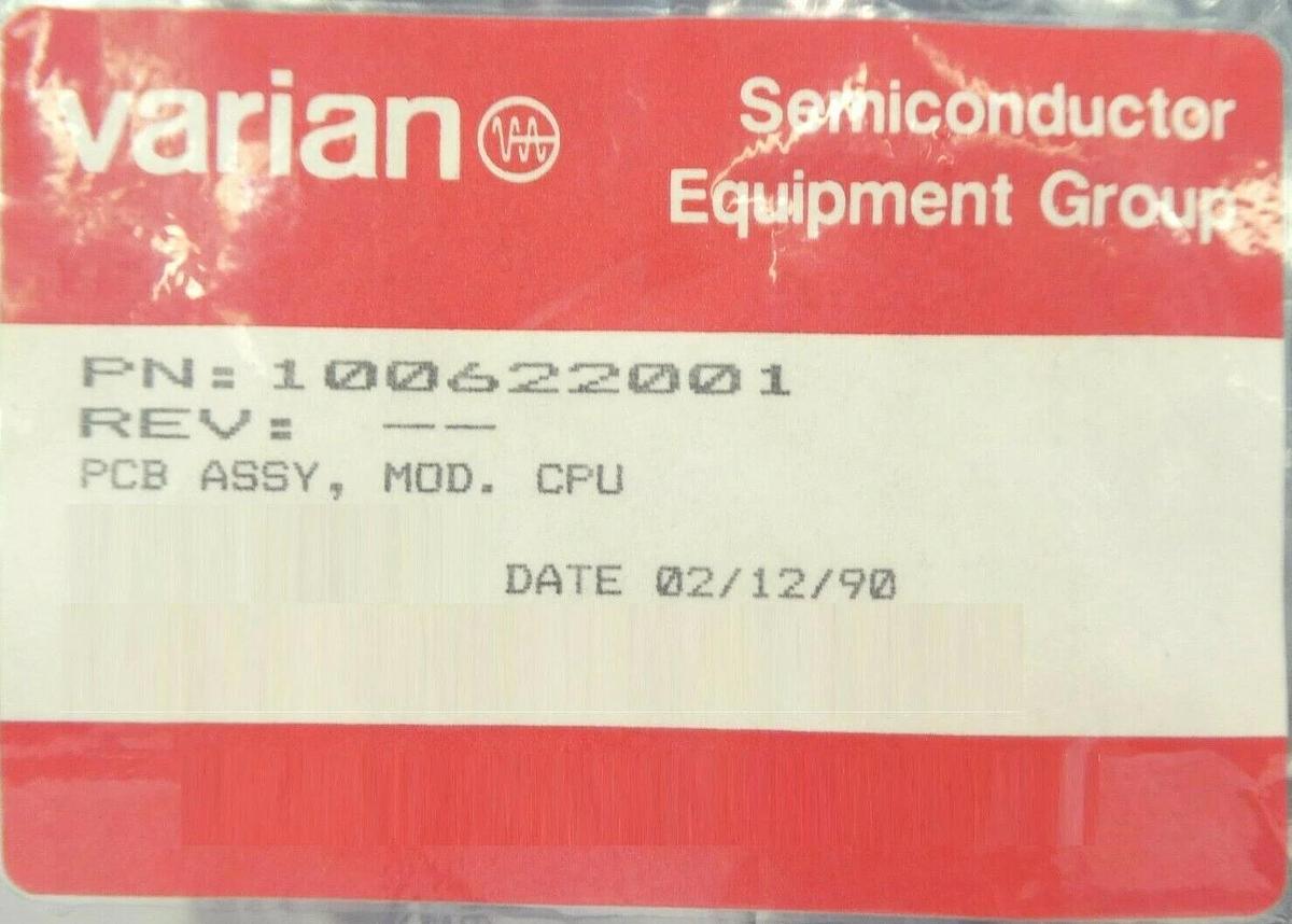 Used Mizar MZ7100 CPU VMEBus PCB Card 6800-03340-0007R Varian 100622001 As-Is