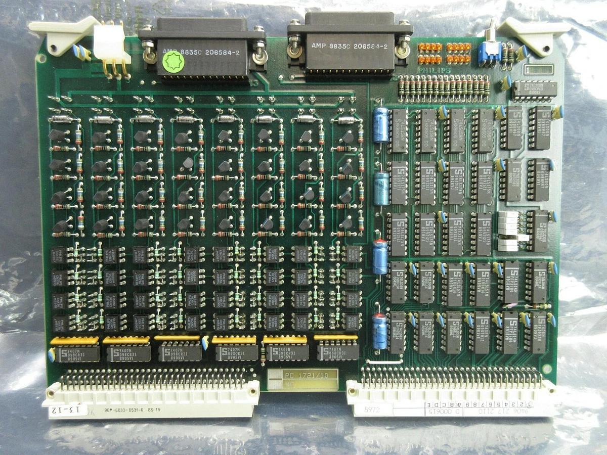 Used Philips PC 1721/10 Processor PCB Card ASML 9406.217.2110 PAS 5000/2500 Used