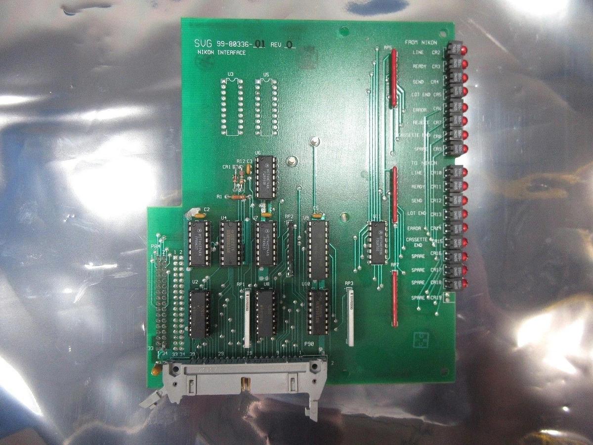 Used SVG Silicon Valley Group 99-803-336-01 Nikon Interface Board PCB Used Working