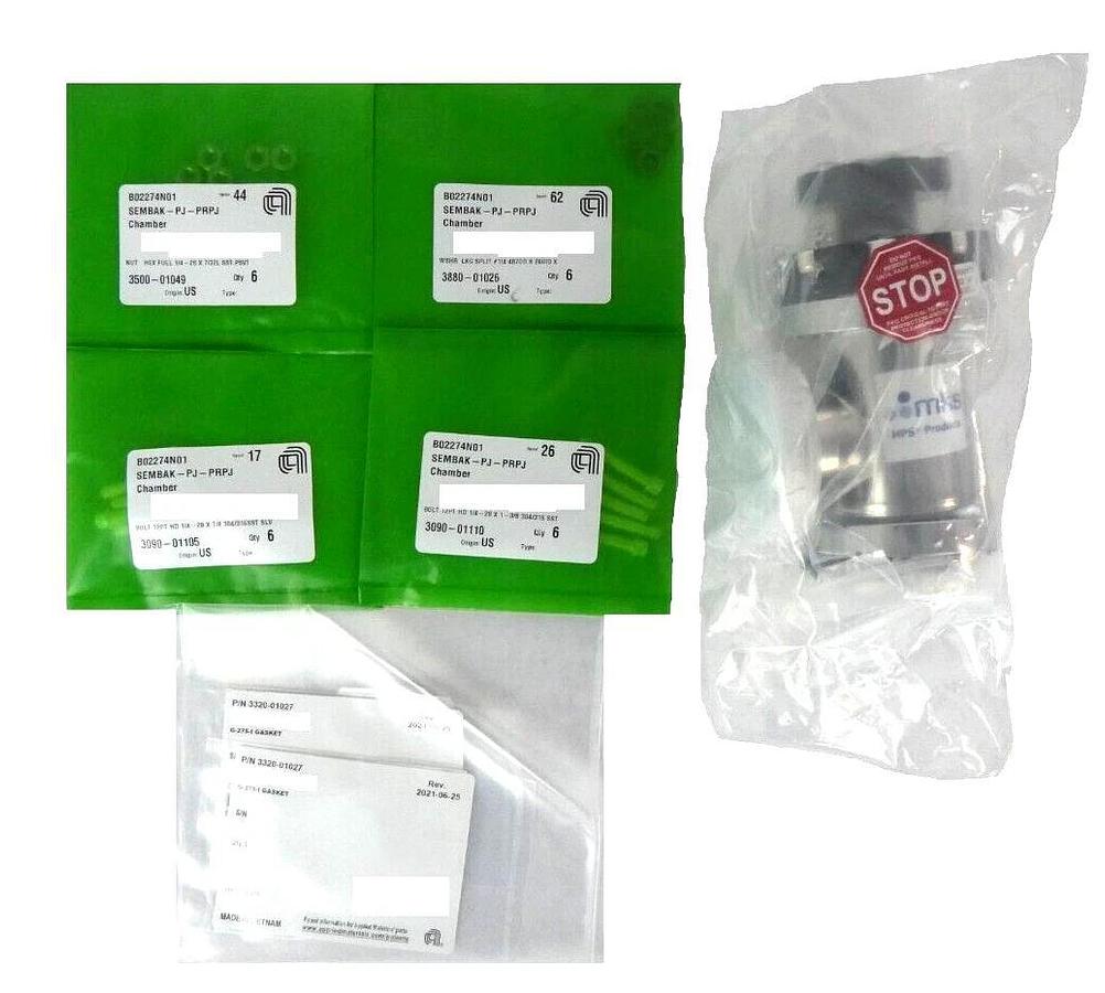 AMAT Applied Materials 3870-01352 Isolation Valve Kit MKS UHV-40-ACC-EAVM New