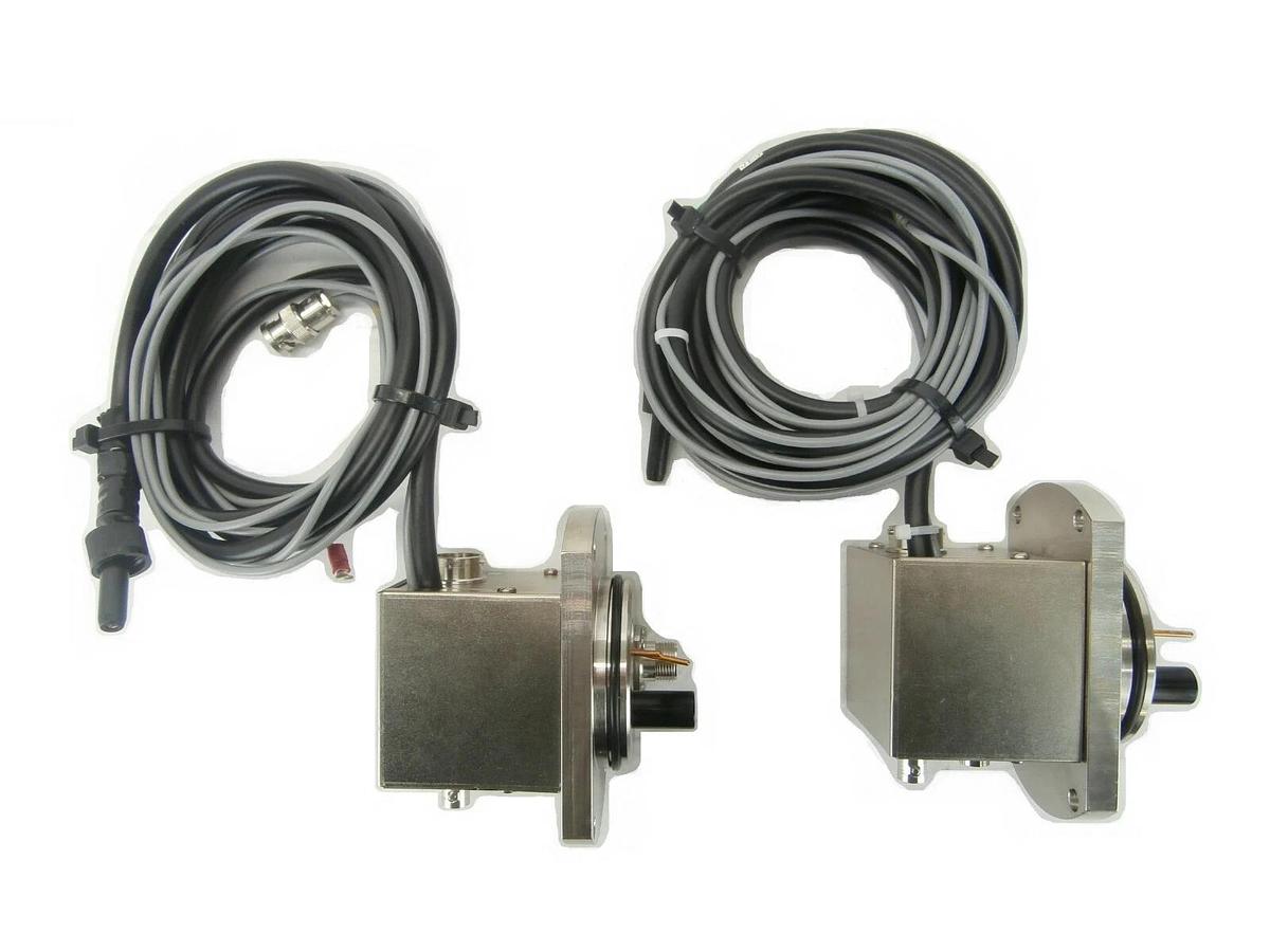Used JEOL Column Cable Feed Through Assembly Set of 2 JWS-7555S SEM Working Surplus